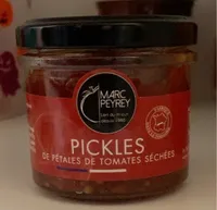Pickles de pétales de tomates séchées
