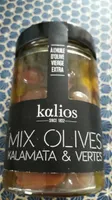Mix olives kalamata et vertes