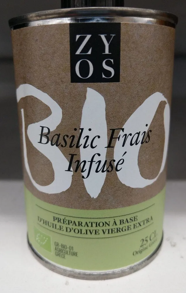 Basilic frais infusé