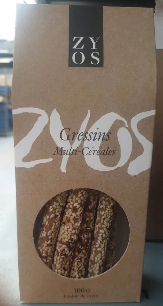 Gressins multi céréales