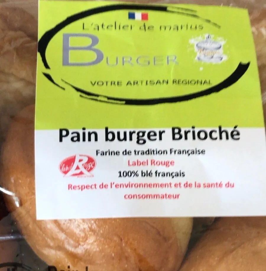 Pain burger brioché
