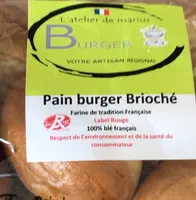 Pain burger brioché
