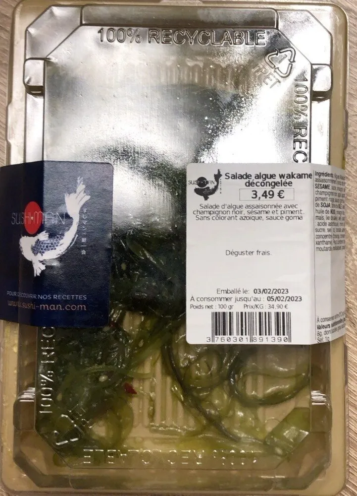 Salade algue wakame