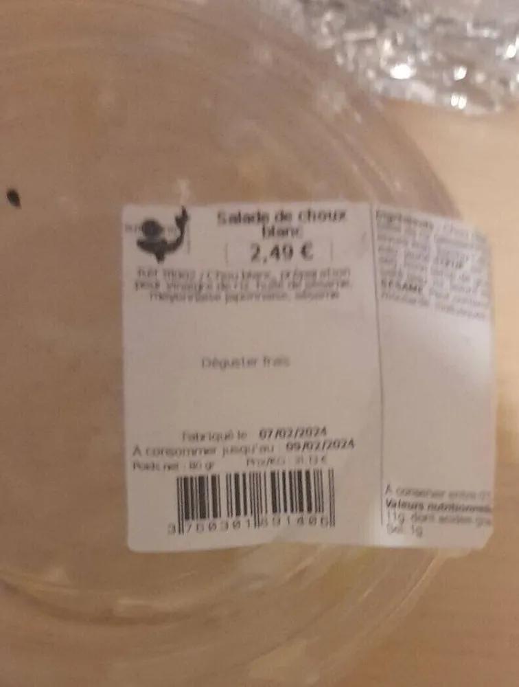 SALADE DE CHOUX