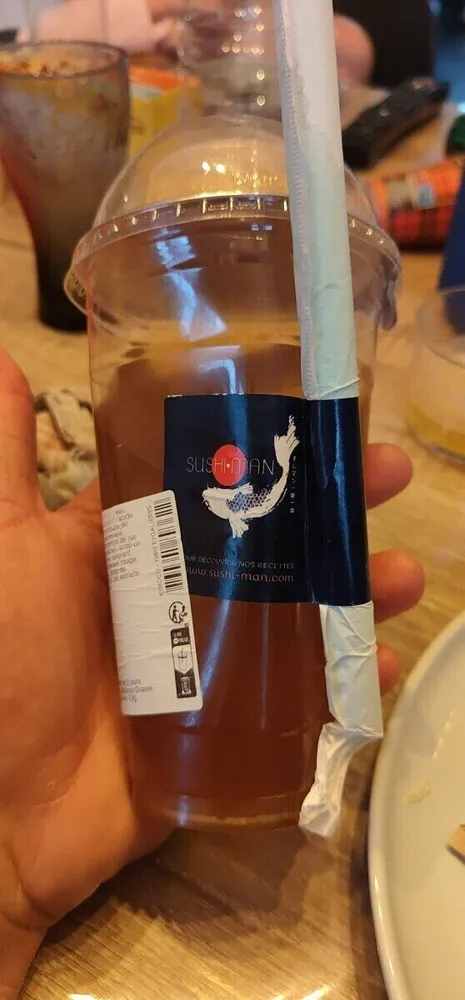 Bubble tea litchi perle pêche
