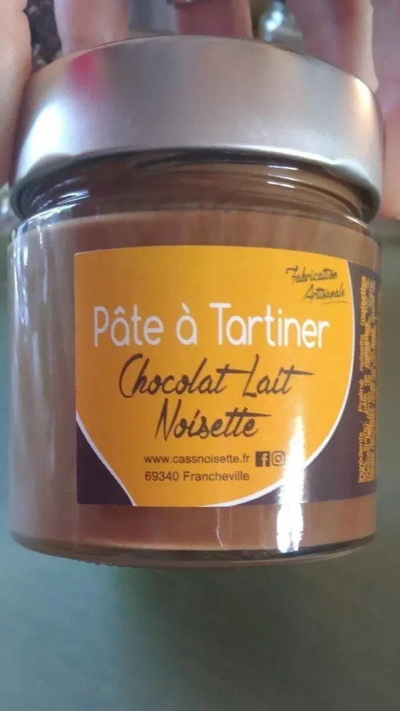 Pâte à tartiner chocolat lait noisette