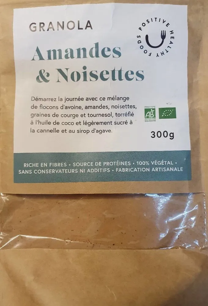 Granola Amandes et noisettes