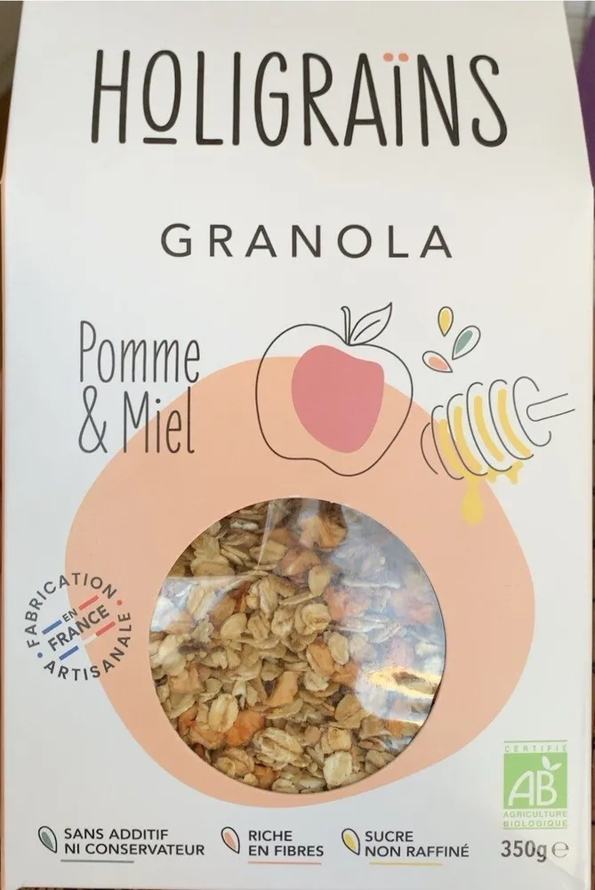 Granola pomme et miel