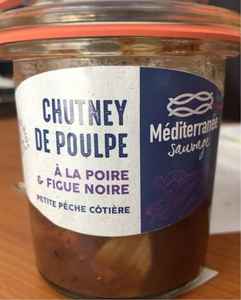 Chutney de Poulpe à la poire et figue noire
