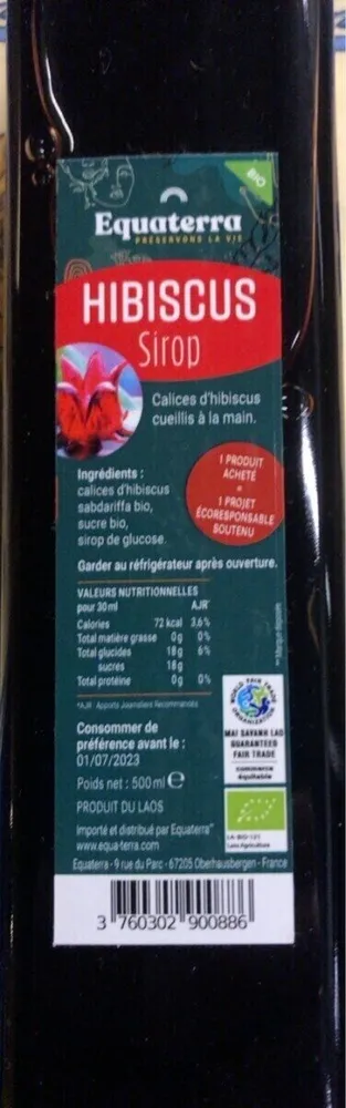 Sirop hibiscus