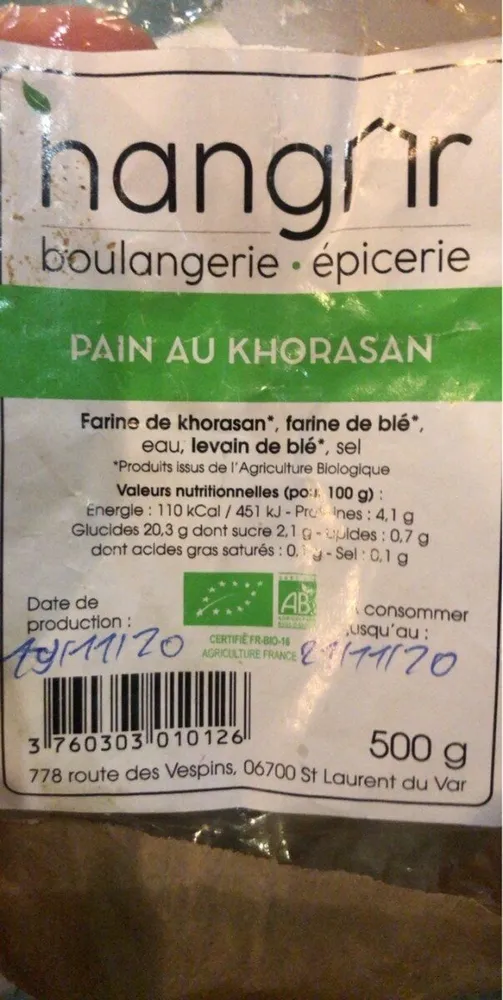 Pain au khorasan