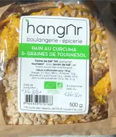 Pain curcuma graine de tournesol