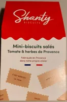 Mini biscuits salés Tomate et herbes de Provence