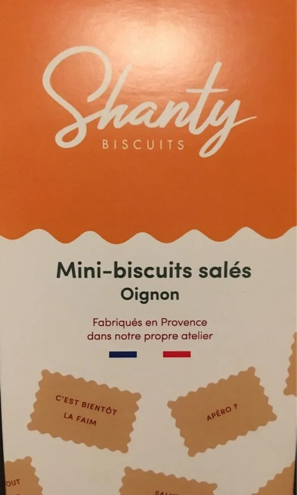 Mini biscuits salés oignon