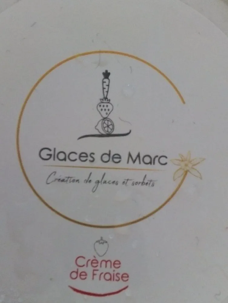 Glace de Marc crème de fraise