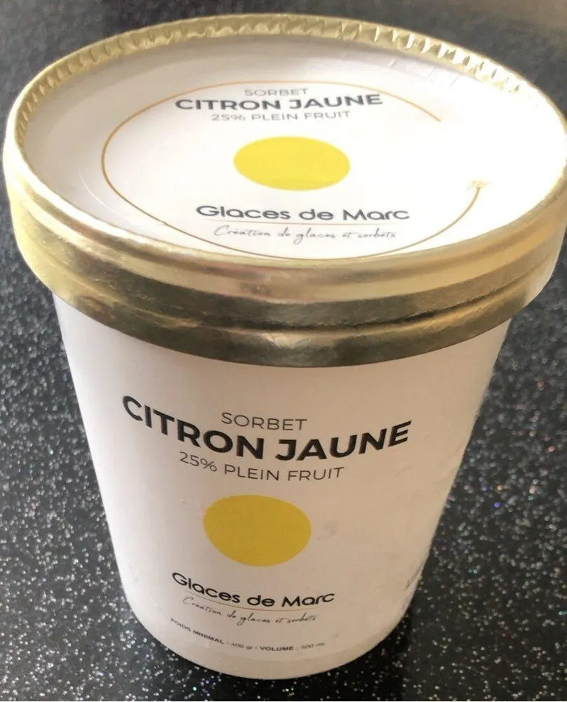 Sorbet Citron Jaune