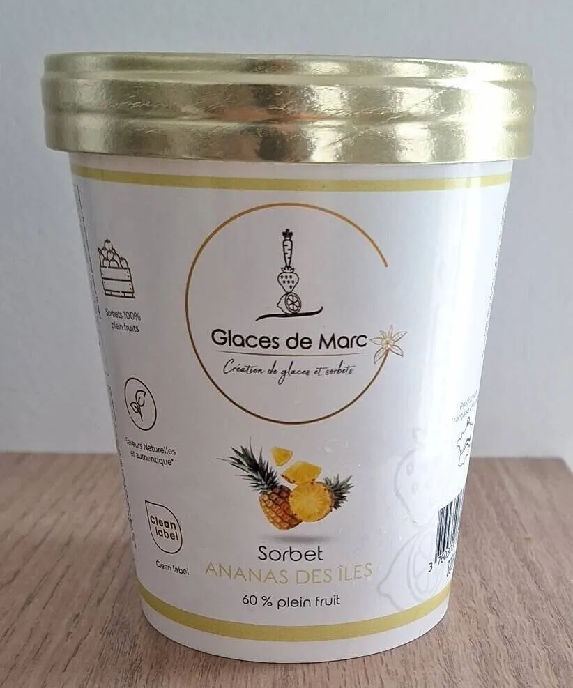Sorbet Ananas des Îles
