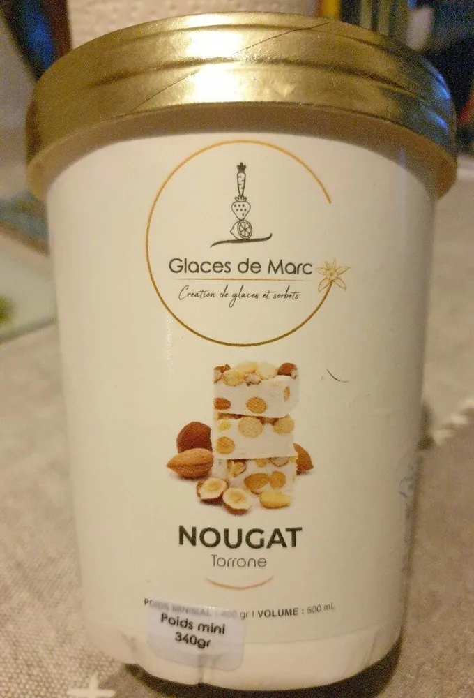 Glaces de Marc nougat