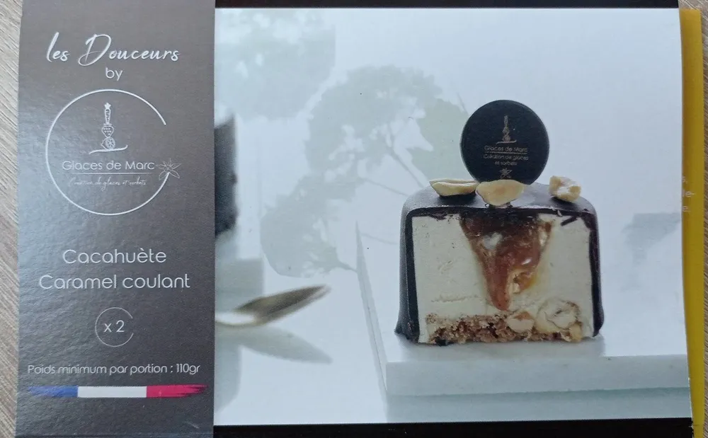 Cacahuète caramel coulant
