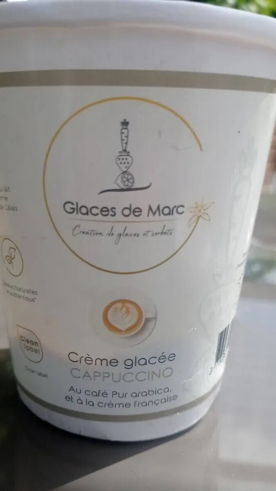 Crème glacée cappuccino