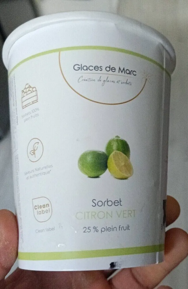 Sorbet citron vert