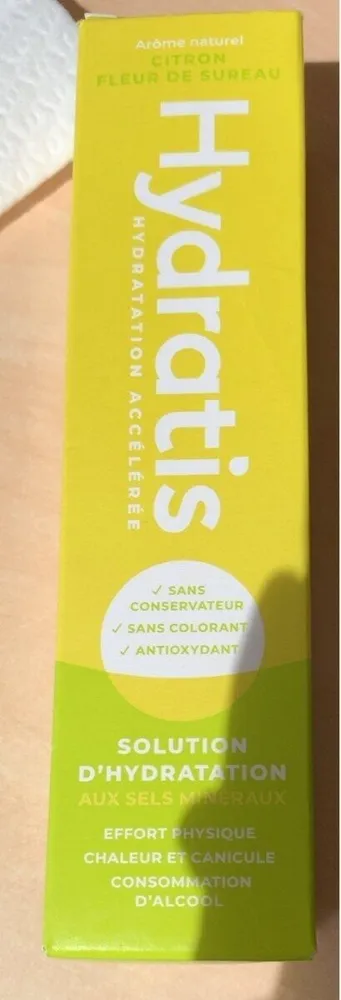 Hydratis arôme naturel citron & fleurs de sureau
