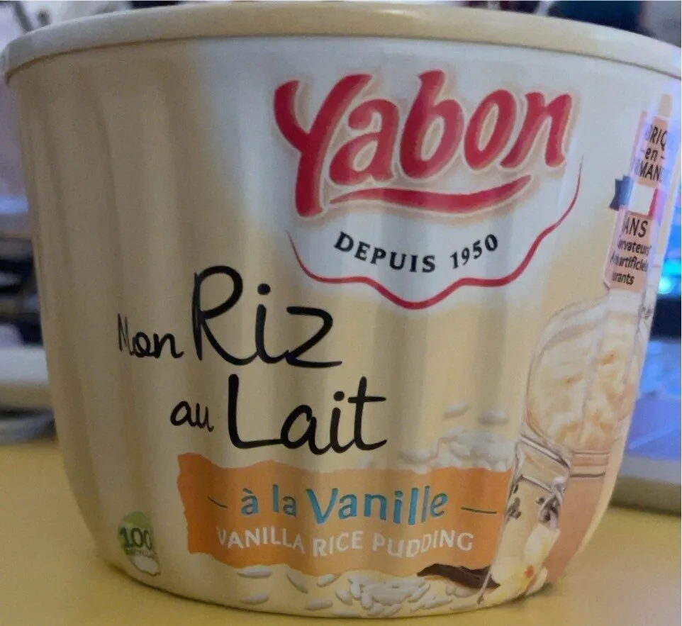 Mon Riz au Lait à la vanille