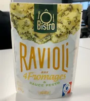 Ravioli aux 4 fromages et sauce pesto