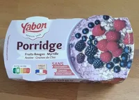 Porridge fruits rouges