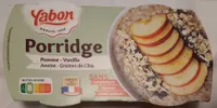 Porridge pomme vanille