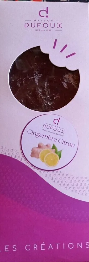 Chocolat citron gingembre