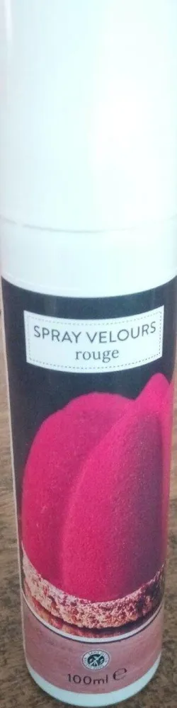 Spray velours rouge