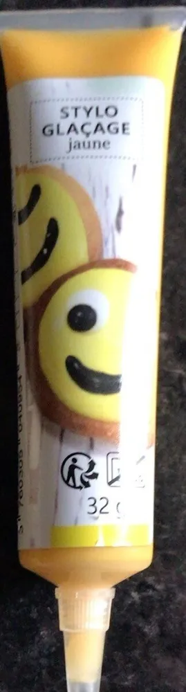 Stylo glaçage jaune