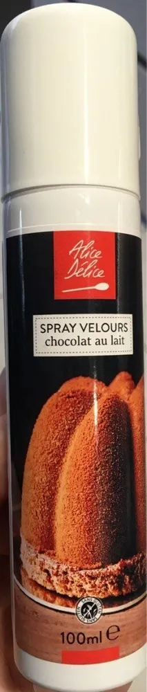 Spray velours chocolat au lait