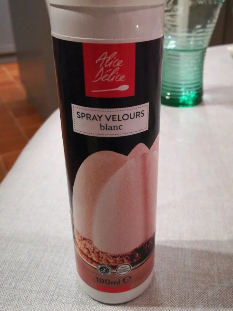 Spray velours blanc