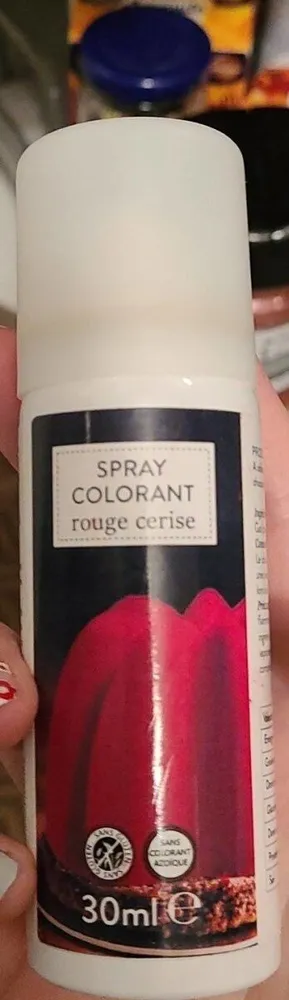 spray colorant rouge cerise