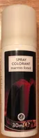 Spray colorant marron foncé