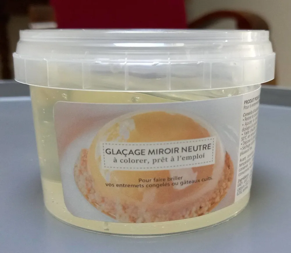 Glaçage miroir neutre