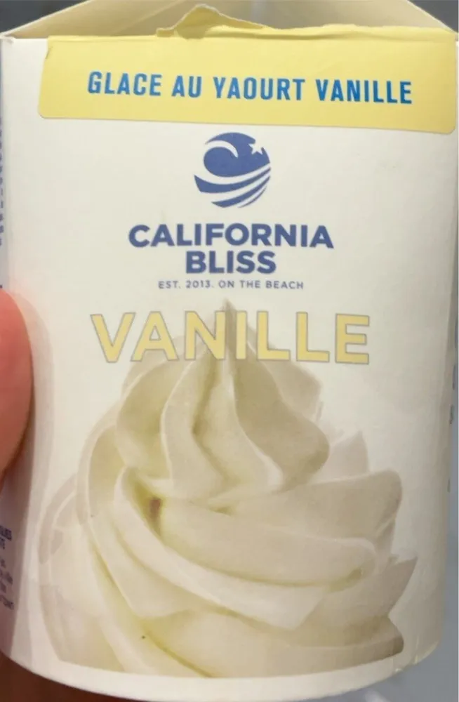 Glace au yaourt vanille