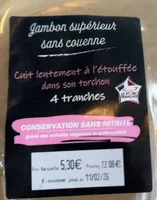 Jambon superieur sans couenne