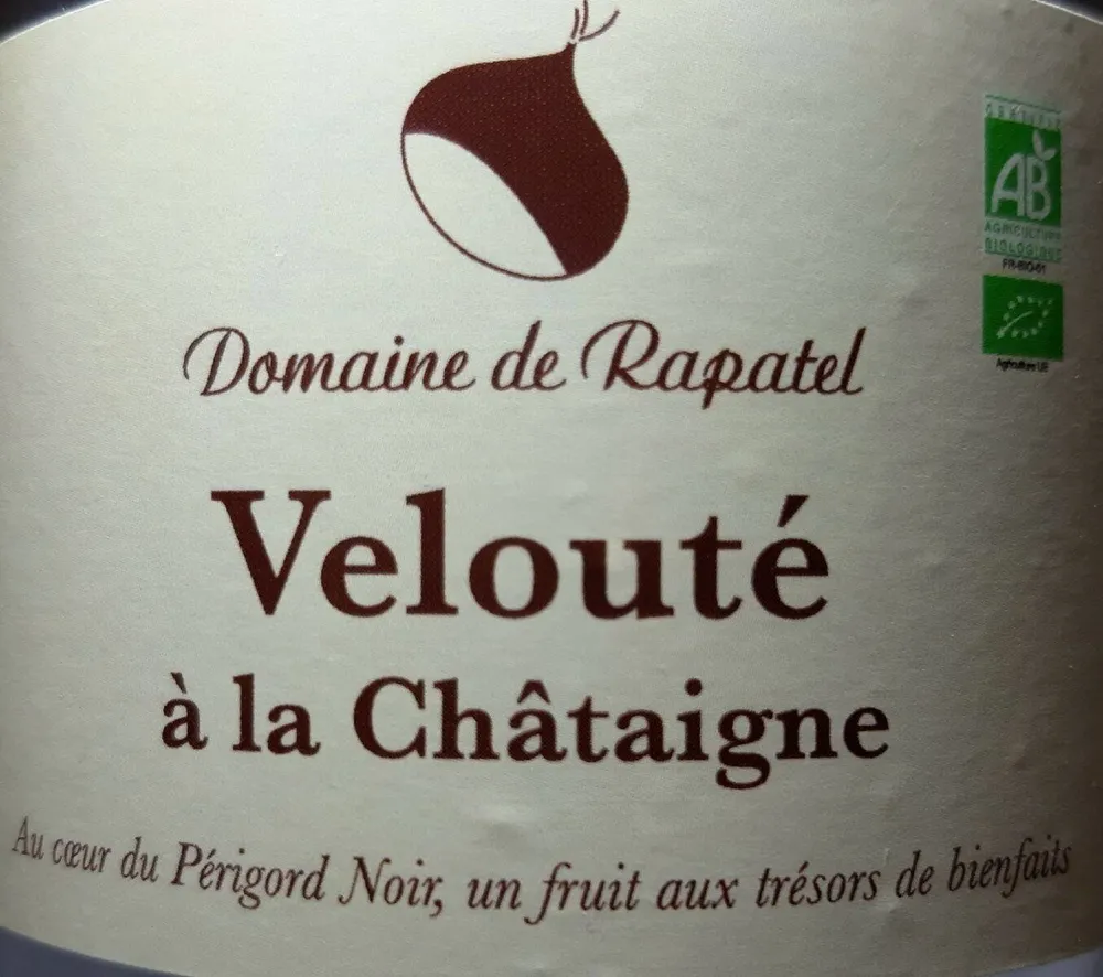 Velouté à la châtaigne