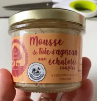 Mousse de Foie d'agneau aux échalotes confites