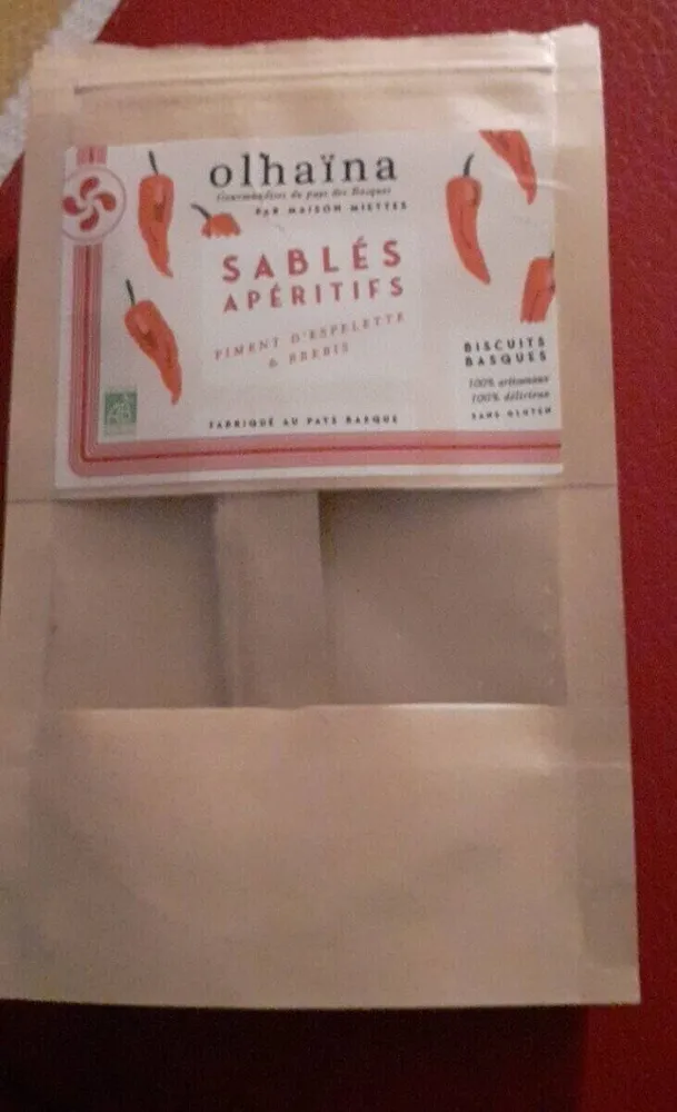 Sablés apéritifs
