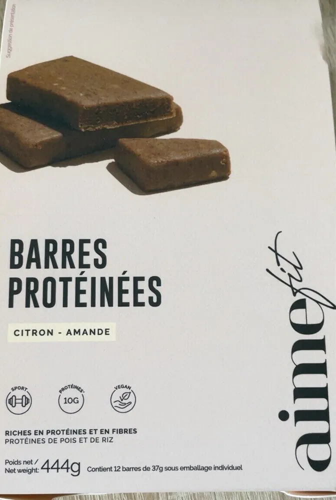 Barres Proteinees citron - amande