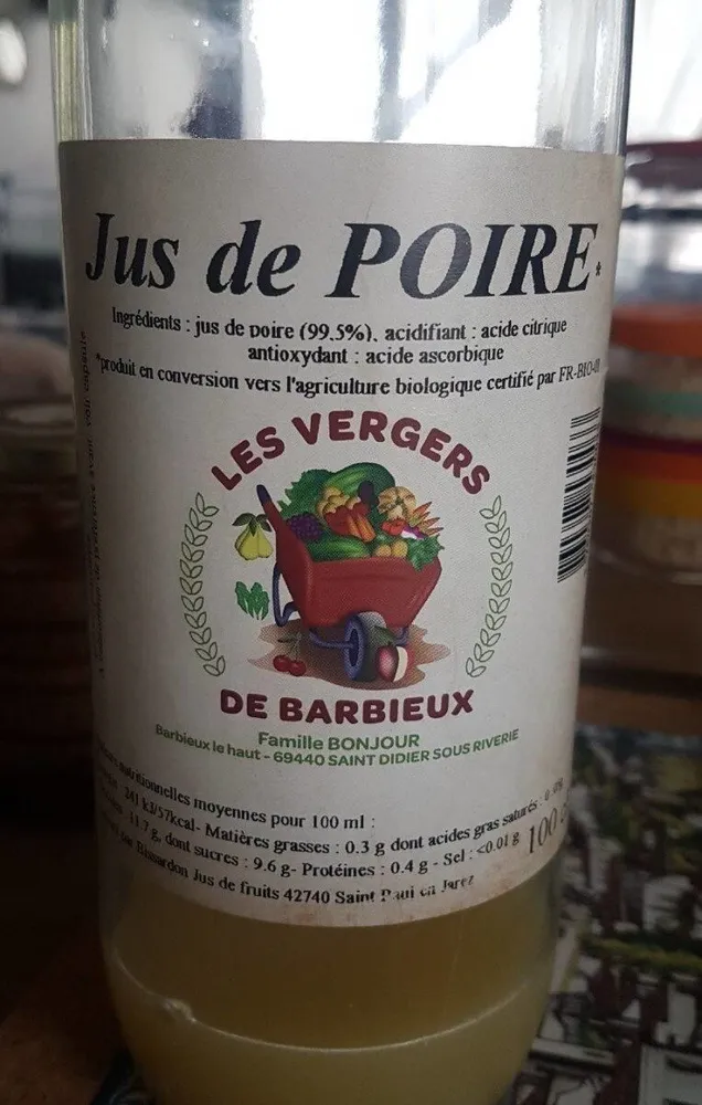Jus de poire