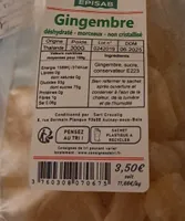 Gingembre déshydraté en morceaux non cristalises