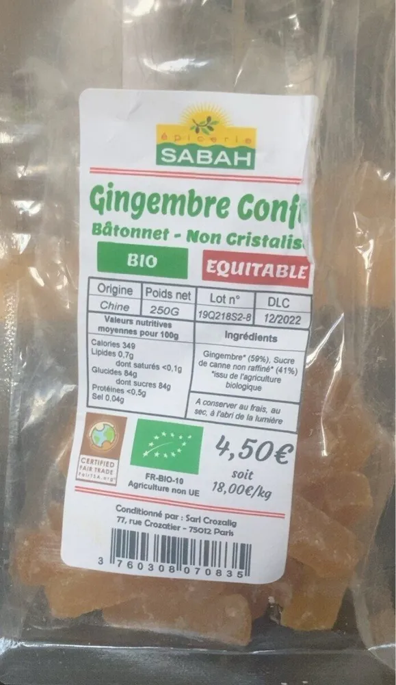Gibgembre confit