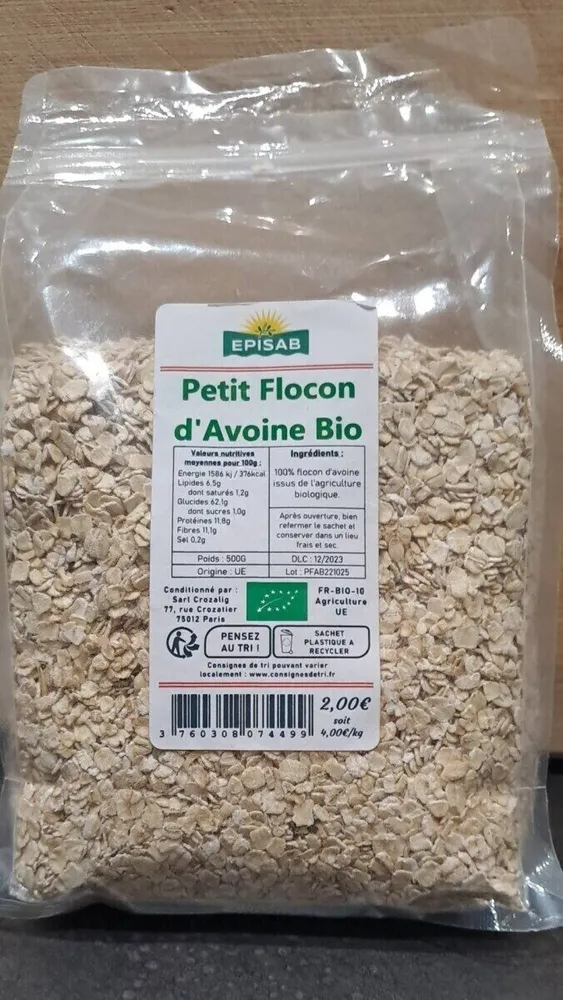 Petit Flocon d'avoine Bio