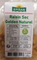 Raisin sec golden naturel