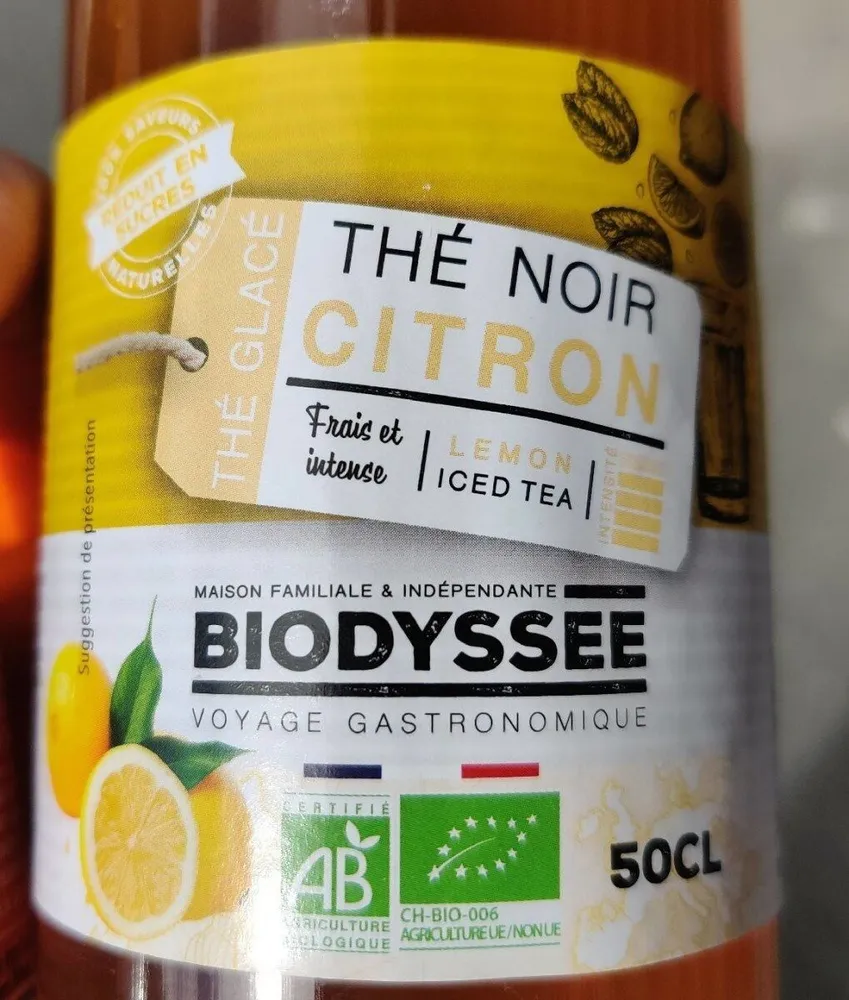 Thé noir citron